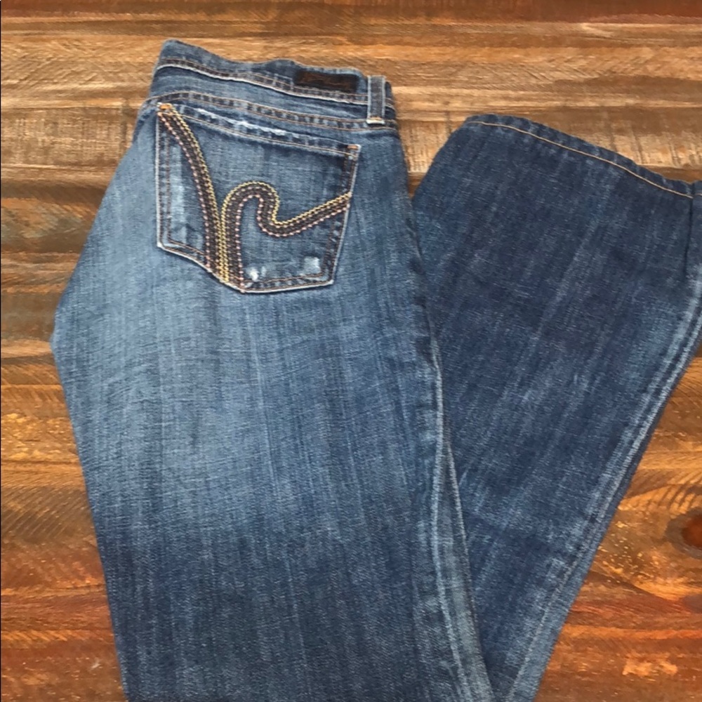 Flared jeans